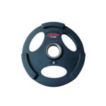 Black Rubber Bumper Plate (2.5&ndash;25kg) - Image 3