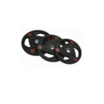 Black Rubber Bumper Plate (2.5&ndash;25kg) - Image 6