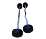 Rubber Curl Barbell Bar (Straight / EZ-Curl) - Image 3