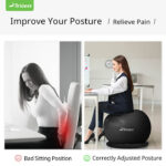 65cm Office Ball Chair - Image 6