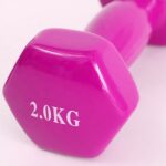 Colour Rubber Dumbbell (1&ndash;10kg) - Image 2