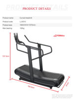 Manual Curved Running Treadmill - Image 6