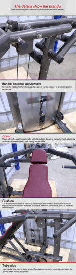 Multi-Press Machine for Shoulder & Chest (Oval Frame) - Image 9
