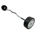 Rubber Curl Barbell Bar (Straight / EZ-Curl) - Image 2